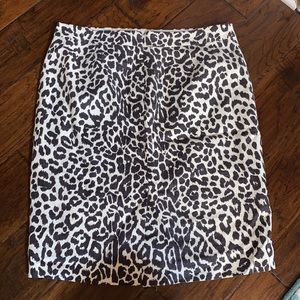 J.Crew Factory Leopard Pencil Skirt